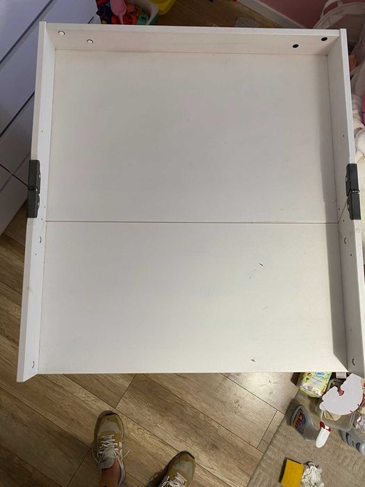 Komoda z przewijakiem IKEA Sundvik biała + mata do przewijania