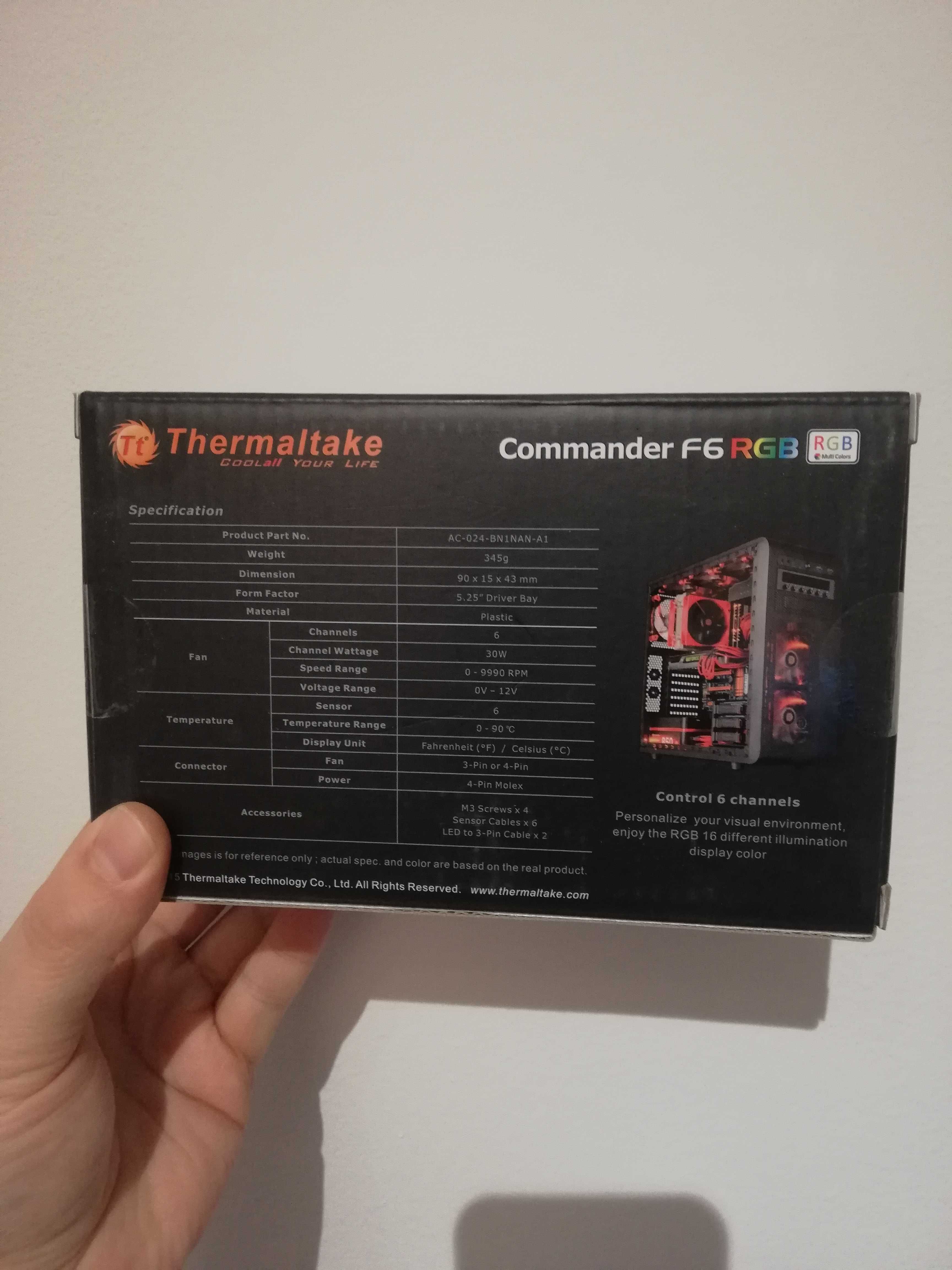 Kontroler wentylatorów Thermaltake Commander F6 RGB, sterownik