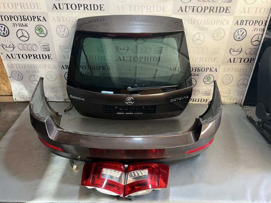 Кришка багажника ляда бампер шкода октавія а7 skoda oktavia a7 октавиа