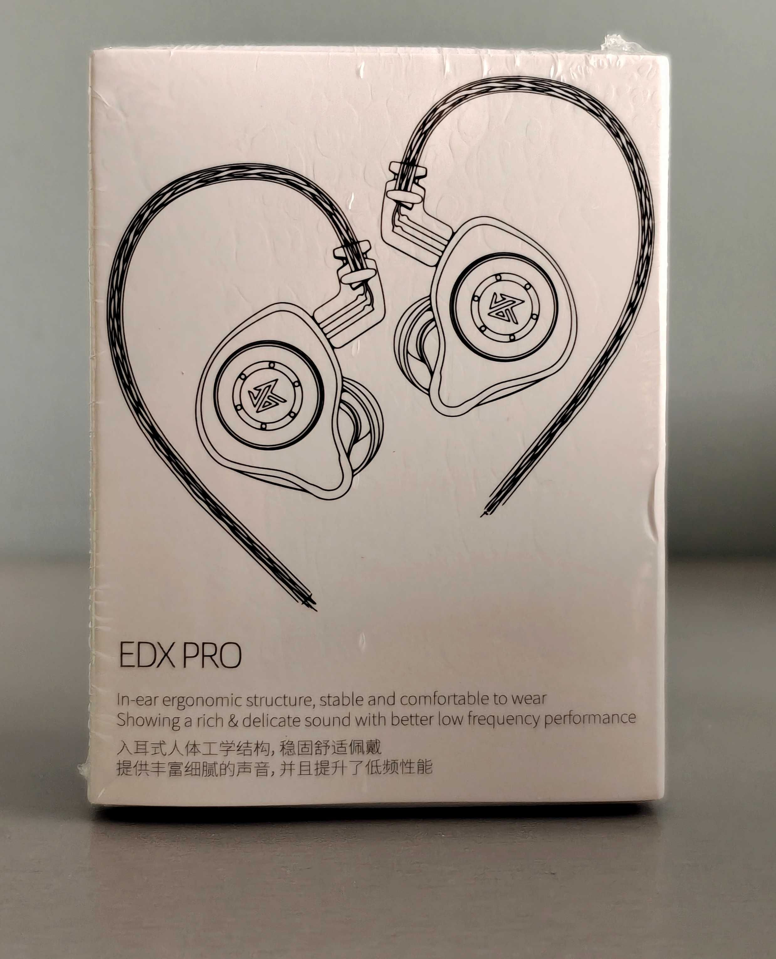 KZ EDX Pro. Słuchawki IEM w kolorze Crystal