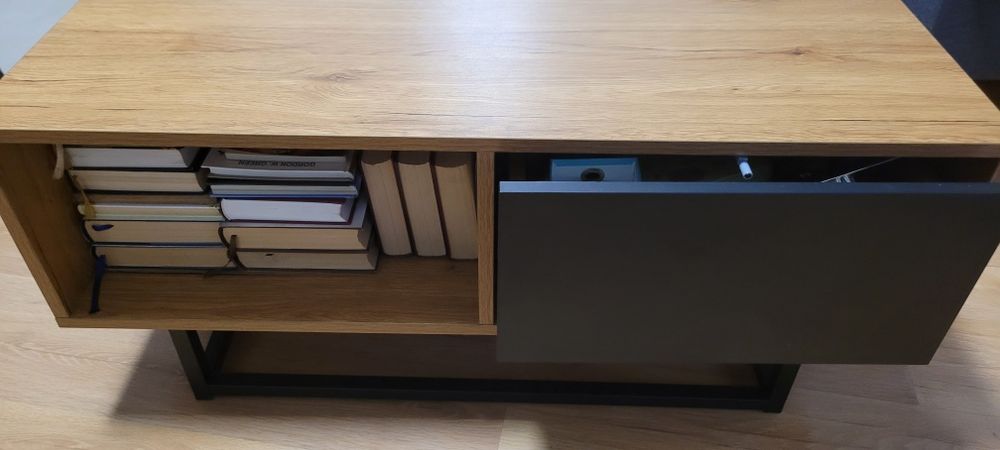 Stolik kawowy z szufladami 90x60