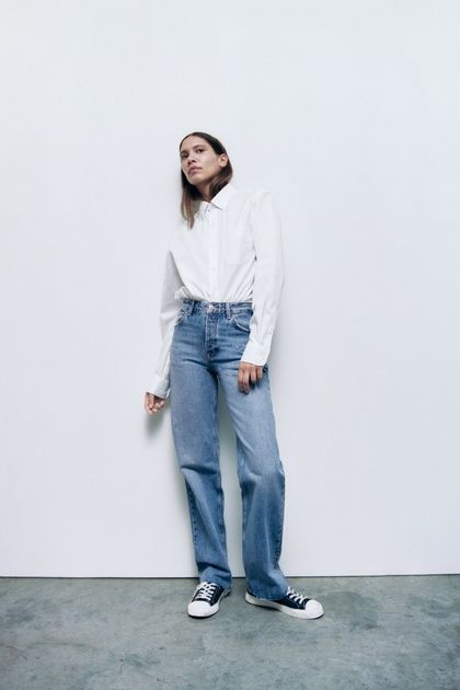 Блакитні джинси zara