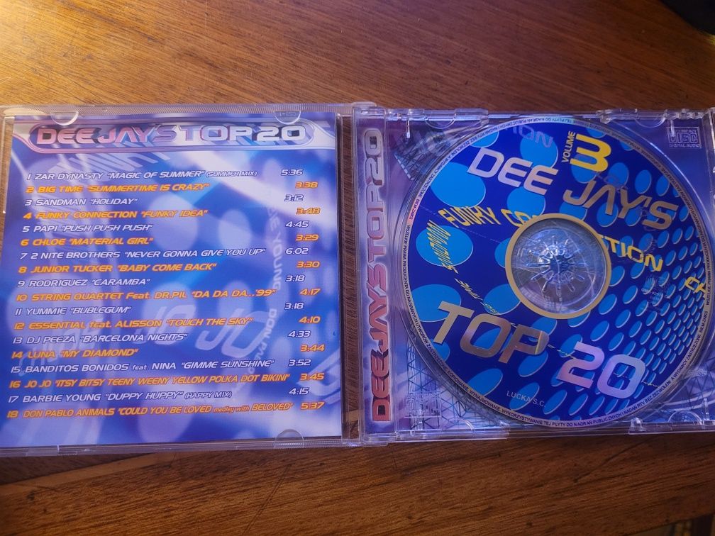 CD Dee Jay's Top 20 Vol.3 Łucka S.C 1999