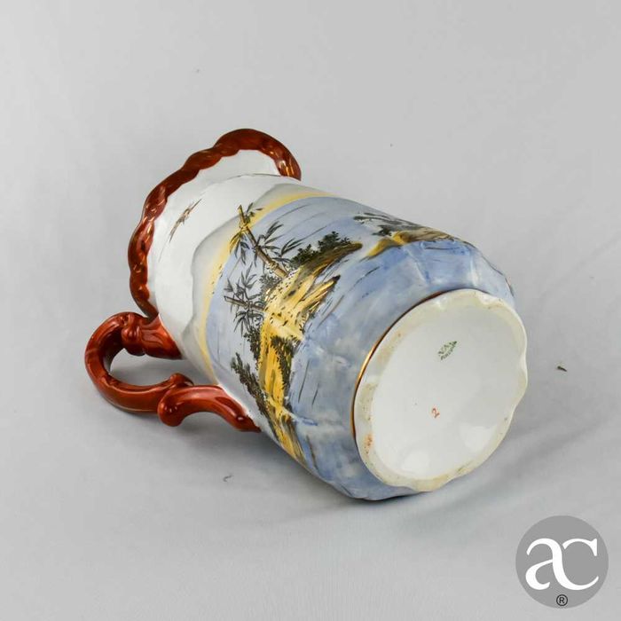 Jarro e Bacia decoração oriental, porcelana Vista Alegre