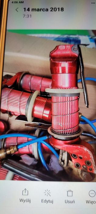 Nożyce do ostrzygania drzew sekator pneumatyczny