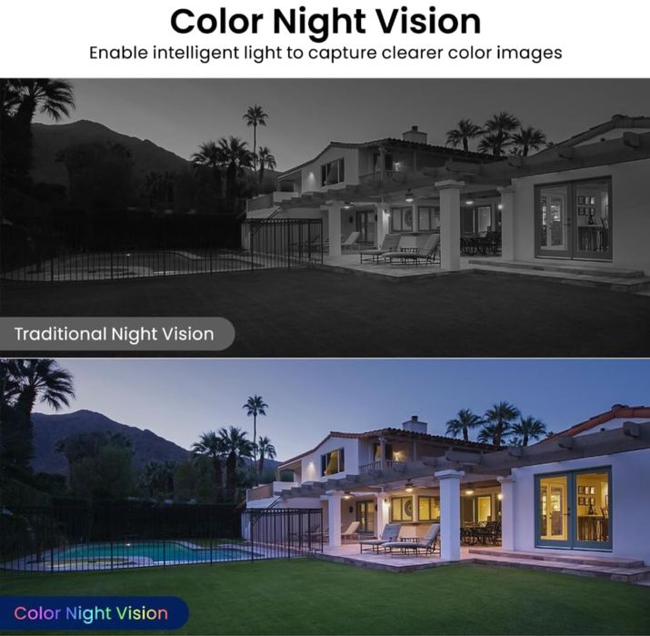 Câmara de vigilância WiFi exterior/interior