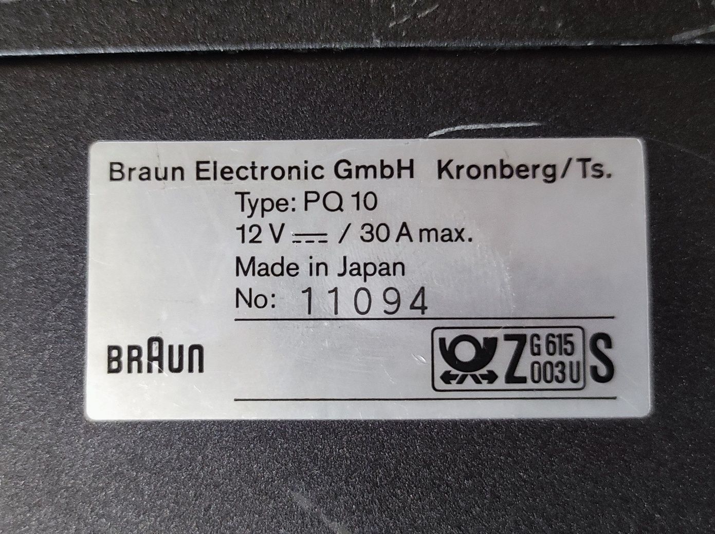 Четырехканальный Braun PQ10 олдскул