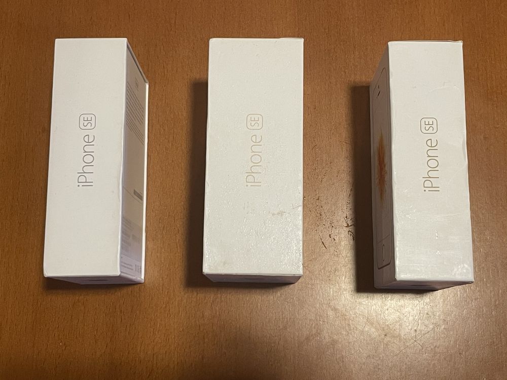 Caixa iPhone SE - silver/Rose/Gold | Completa com manuais e sim tool.