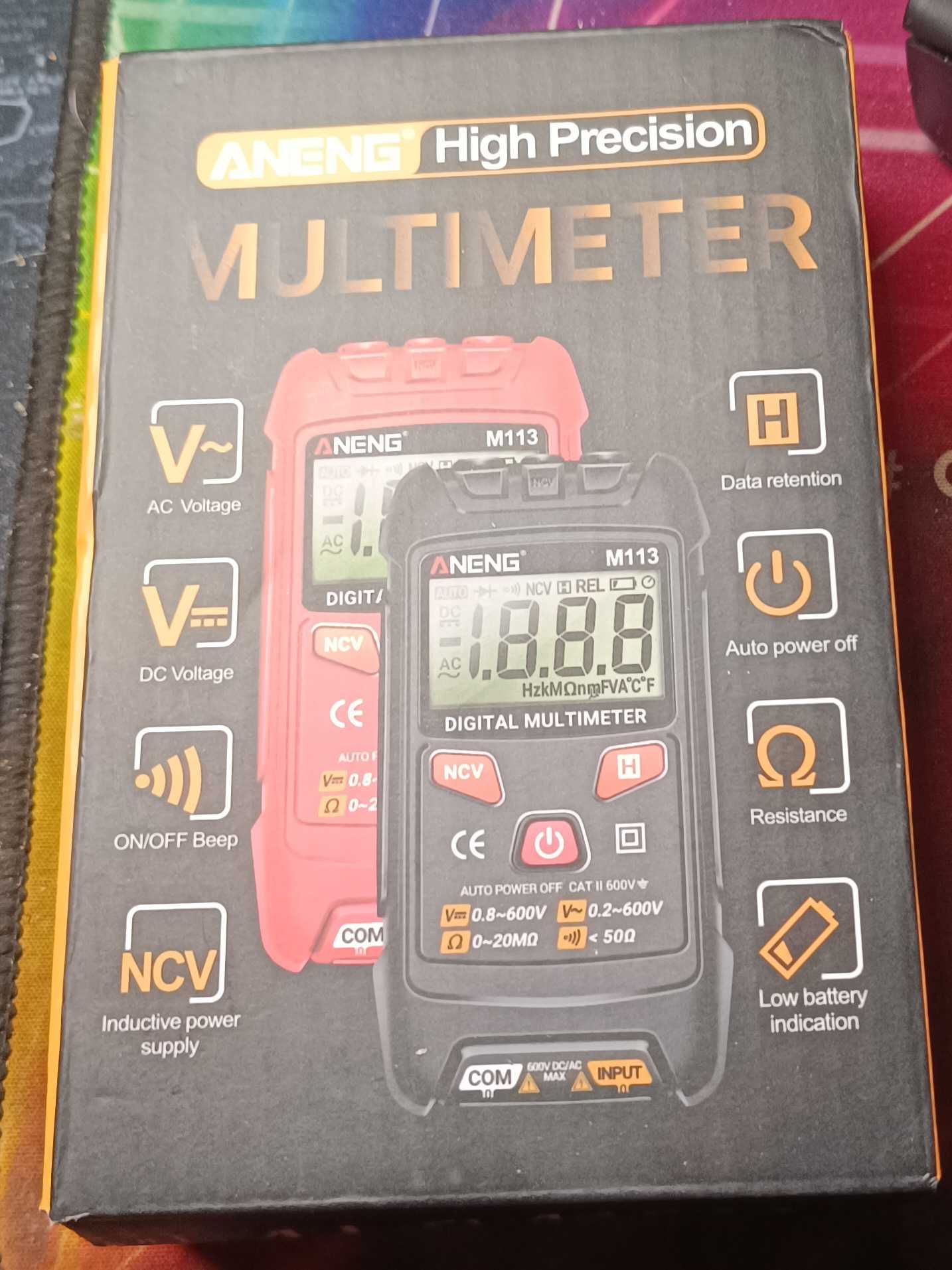 ANENG SZ01 inteligentny cyfrowy multimetr wielofunkcyjny miernik NOWY