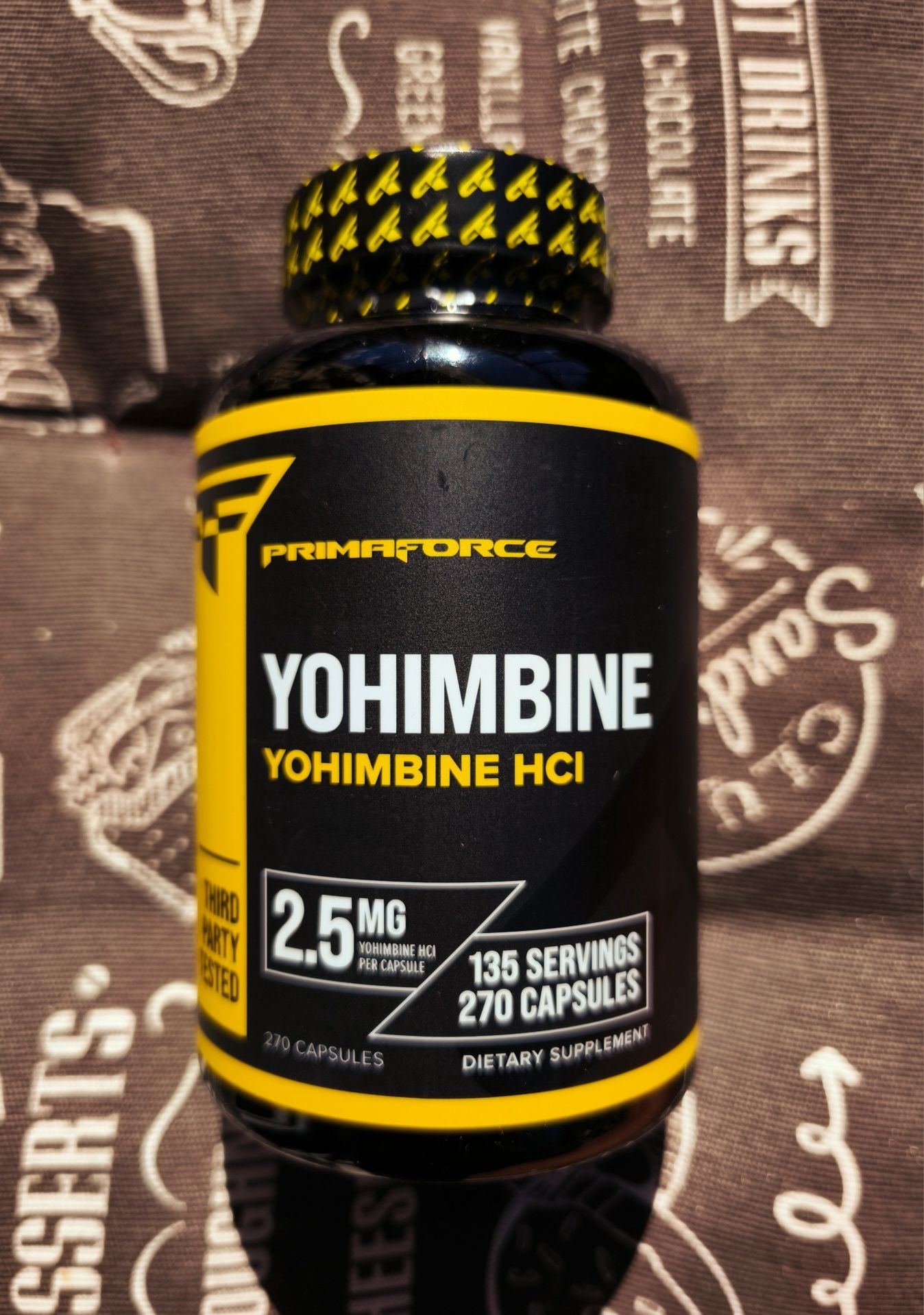 Йохімбін гідрохлорид yohimbine HCI 90 270 капсул