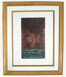 Serigrafia de MARIA ROLÃO ,1984 serigrafia pintora arte quadro gravura