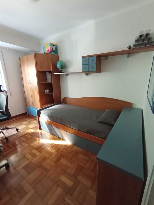 Quarto Completo Modular | Madeira Cerejeira