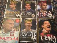 Książki o Suarez, Neymar, Ibra, Lewy, Pazdan, Piszczek