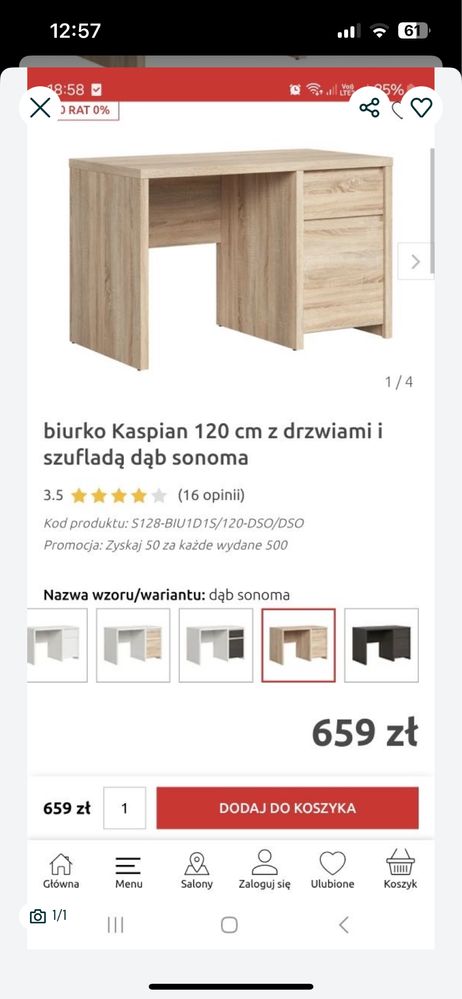 Biurko nowe nie uzywane okazja