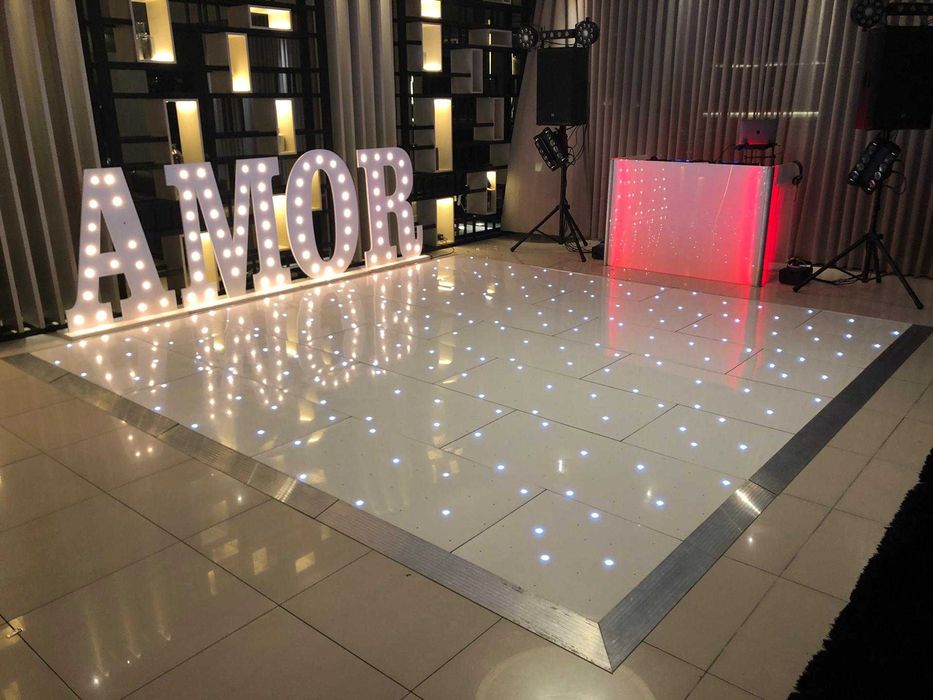 Pista de dança iluminada