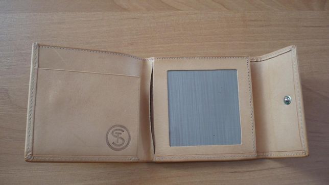 Kolekcjonerski, zapinany, skórzany portfel FSC Star Starachowice