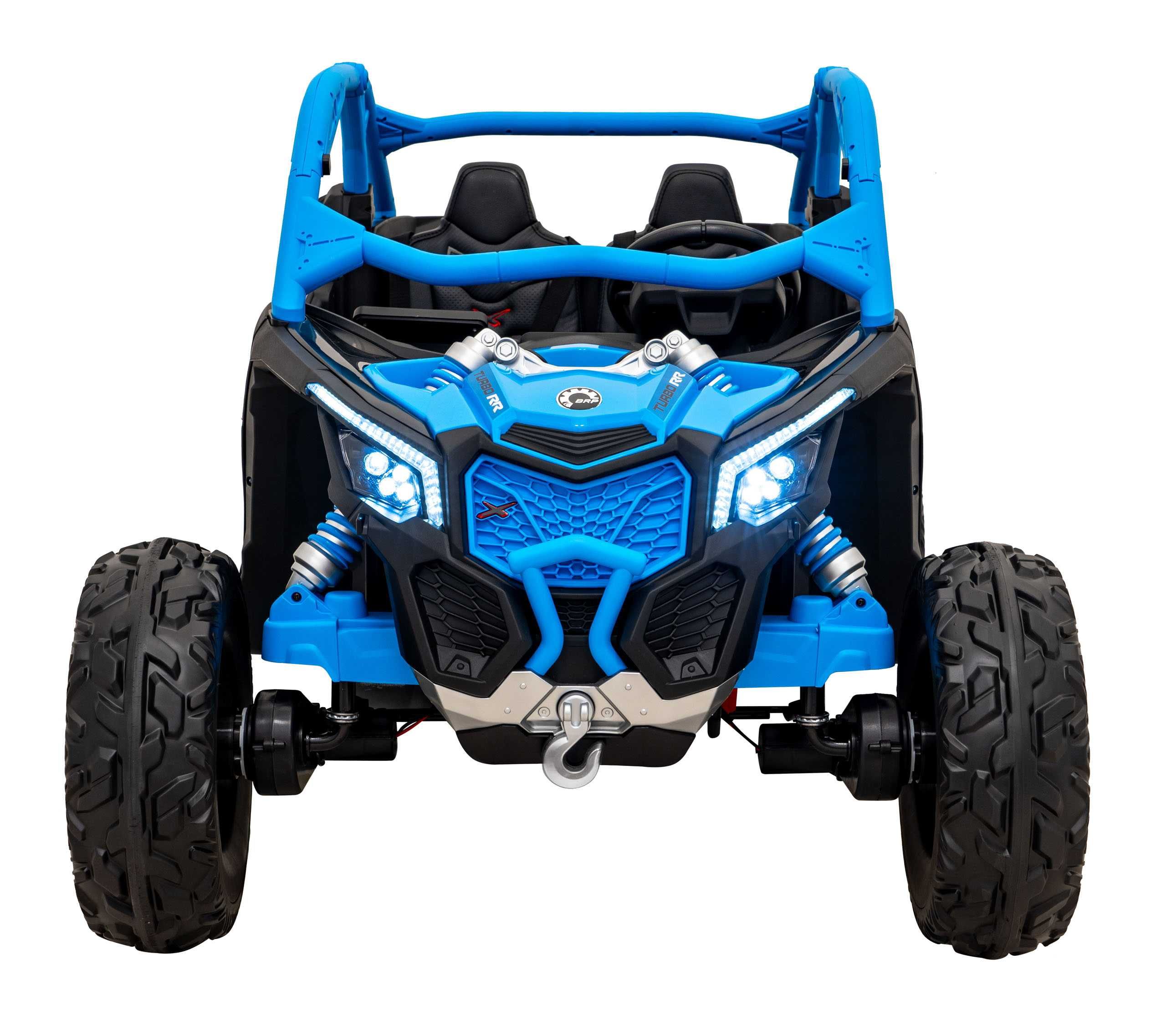Pojazd Buggy Maverick Turbo Niebieski na akumulator dla 2 dzieci 800W