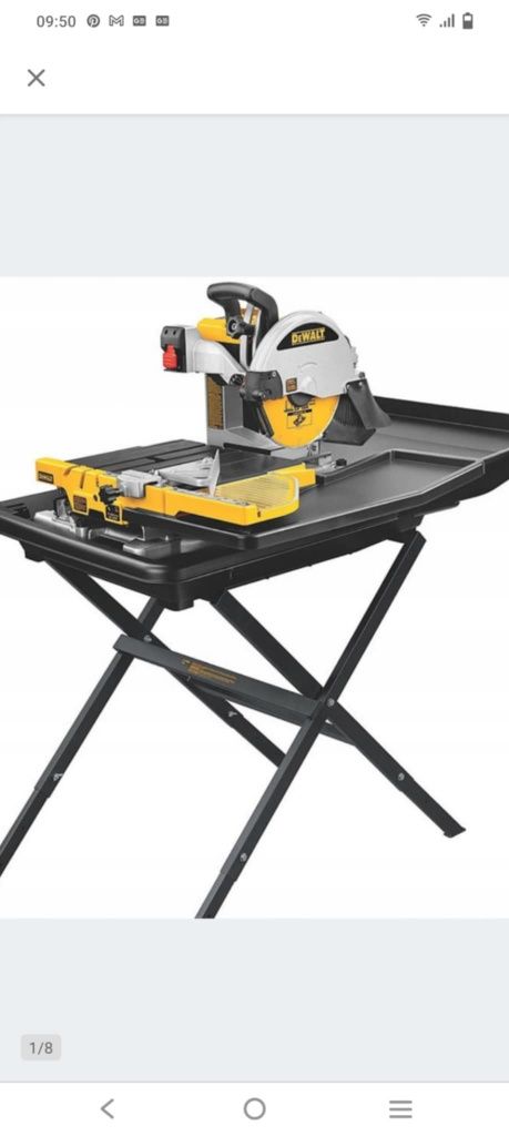 Piła stołowa DeWalt D24000 na mokro
