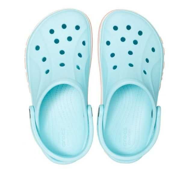 Crocs Bayaband Ice Blue / Melon Кроксы баябенд бирюзового цвета