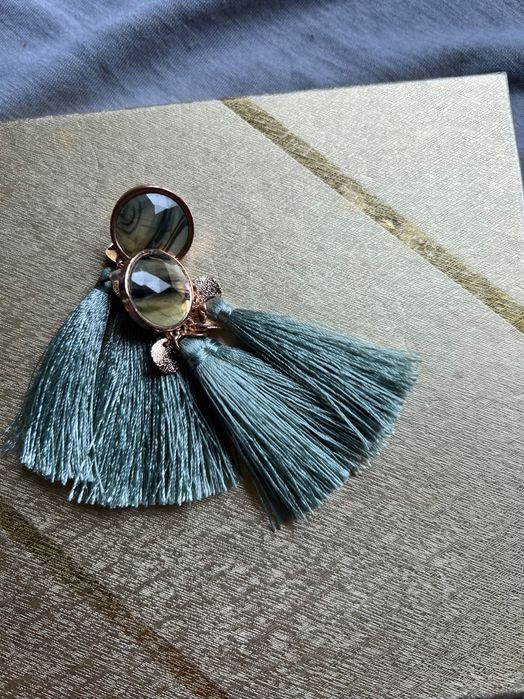 Kolczyki chwosty boho