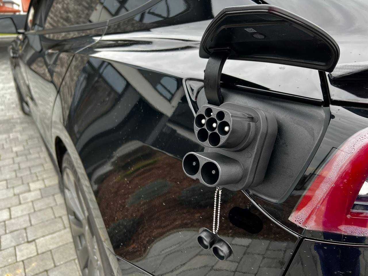 Перехідник для Tesla (Тесла) 2 в 1 на ССS2 Combo та Type 2 - 250 кВт.