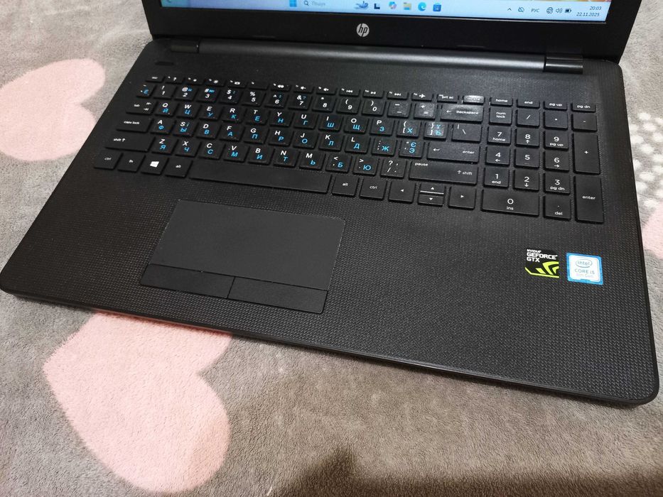 Игровой Видео GTX 1050 Ti  (4 ГБ)  Core i5 8250U/ 16 RAM/ Сенсор HP 15