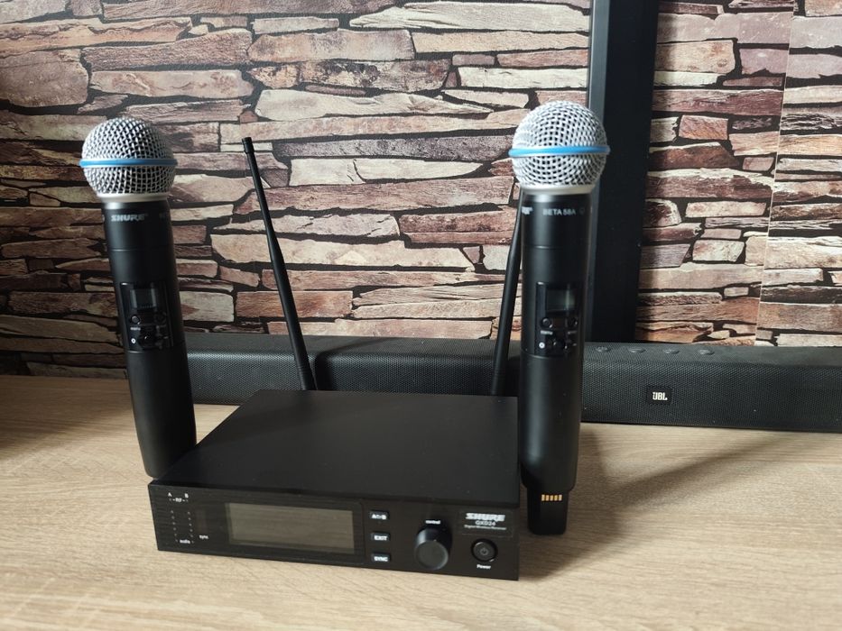 Zestaw 2 mikrofonów bezprzewodowych SHURE SLXD + Stacja 600mHz