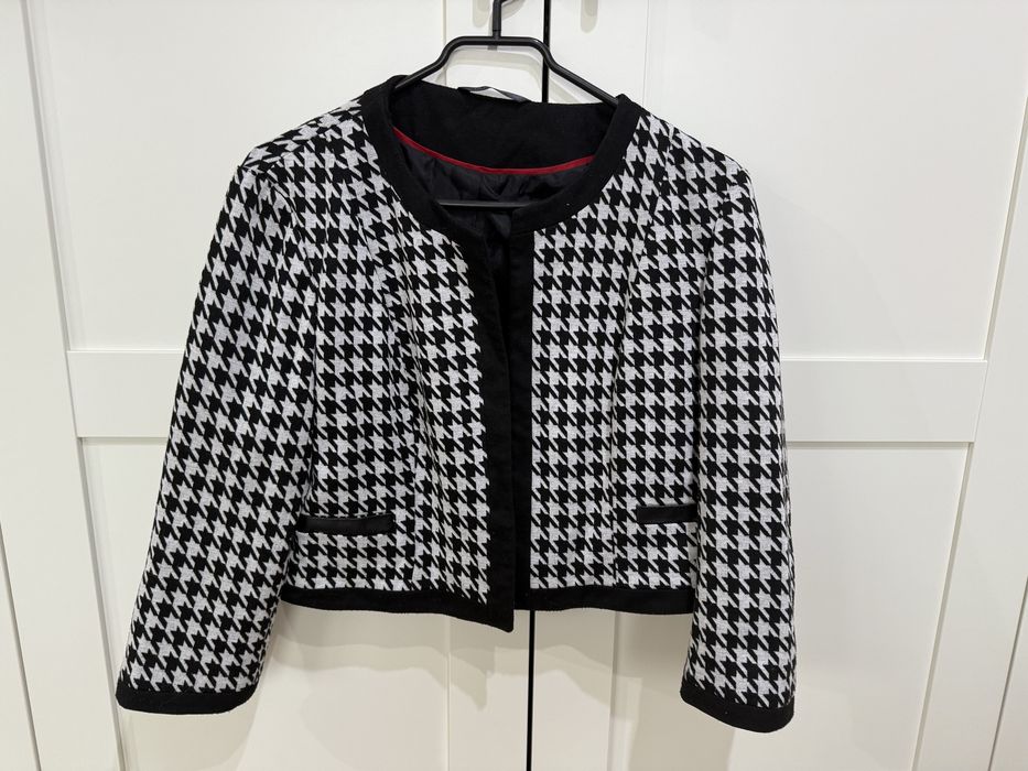 Bolerko żakiet Dunnes pepitka L XL