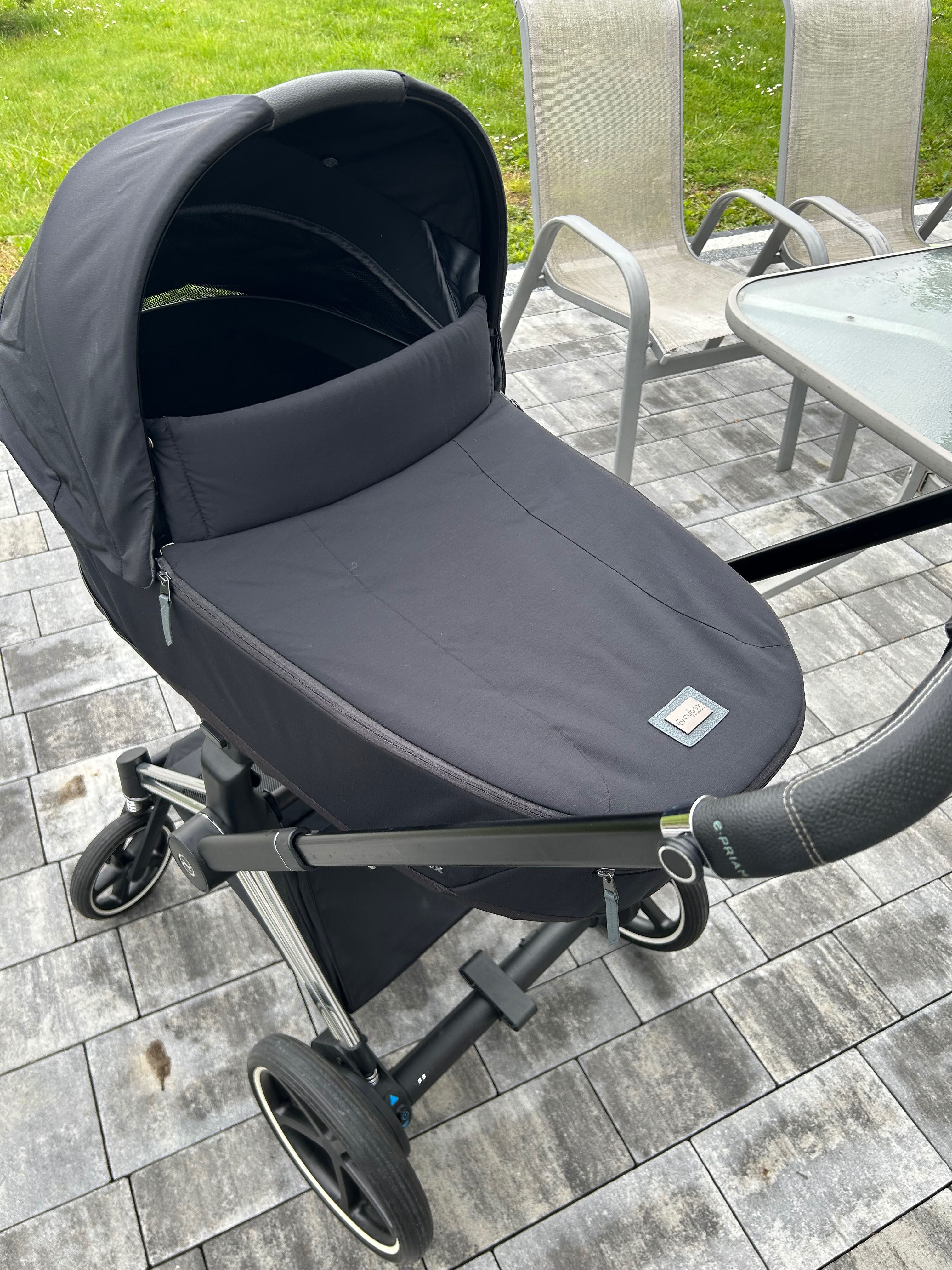 Cybex ePriam 4.0 + BRITAX BABY SAFE 3 i-Size z bazą ISOFIX