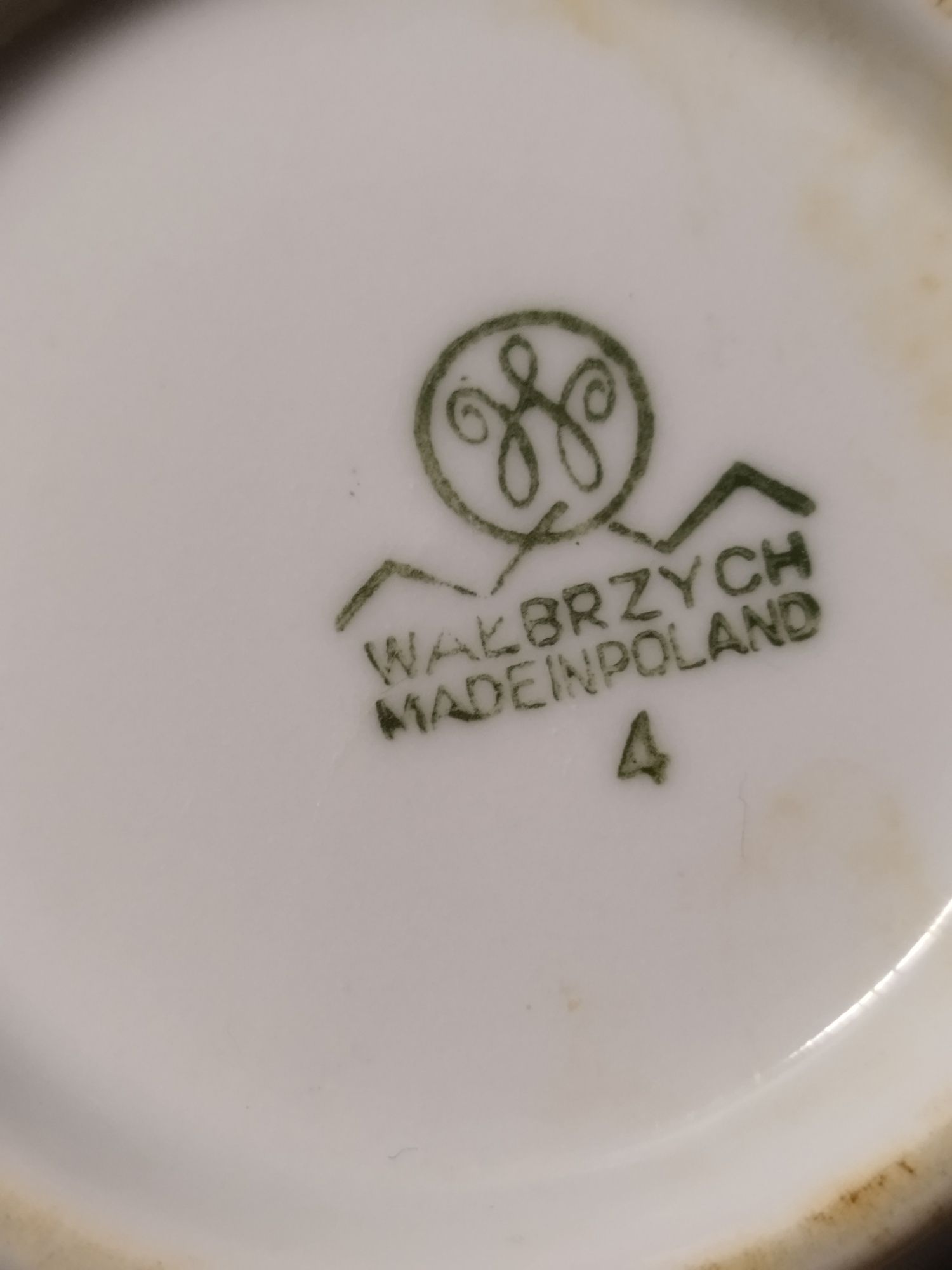 Stary duży talerz półmisek porcelana Wałbrzych