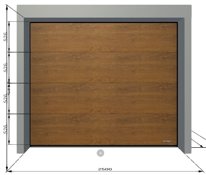 Brama garażowa segmentowa automat