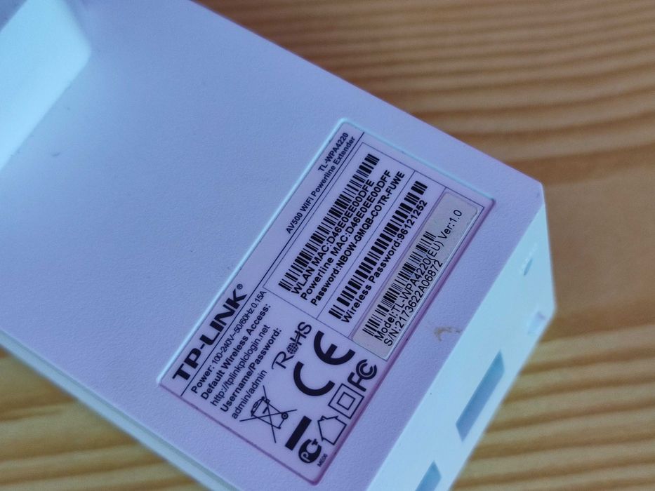 Tp-Link AV500 Wi-Fi Powerline