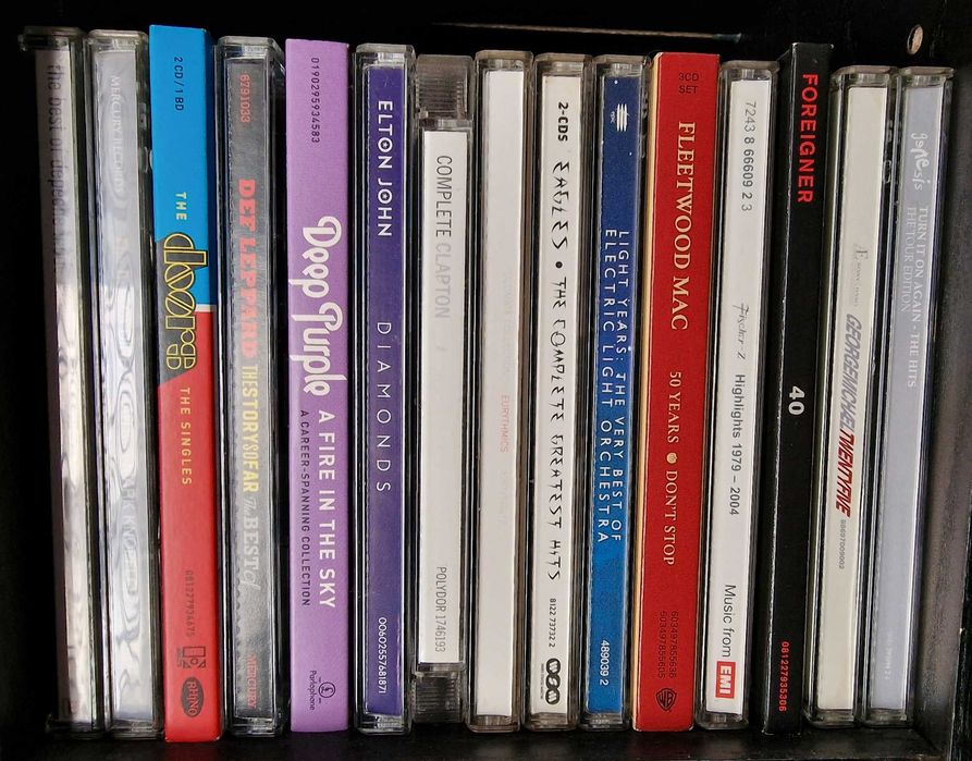 Várias coletâneas em CD (Pop, Rock, Hard-Rock)