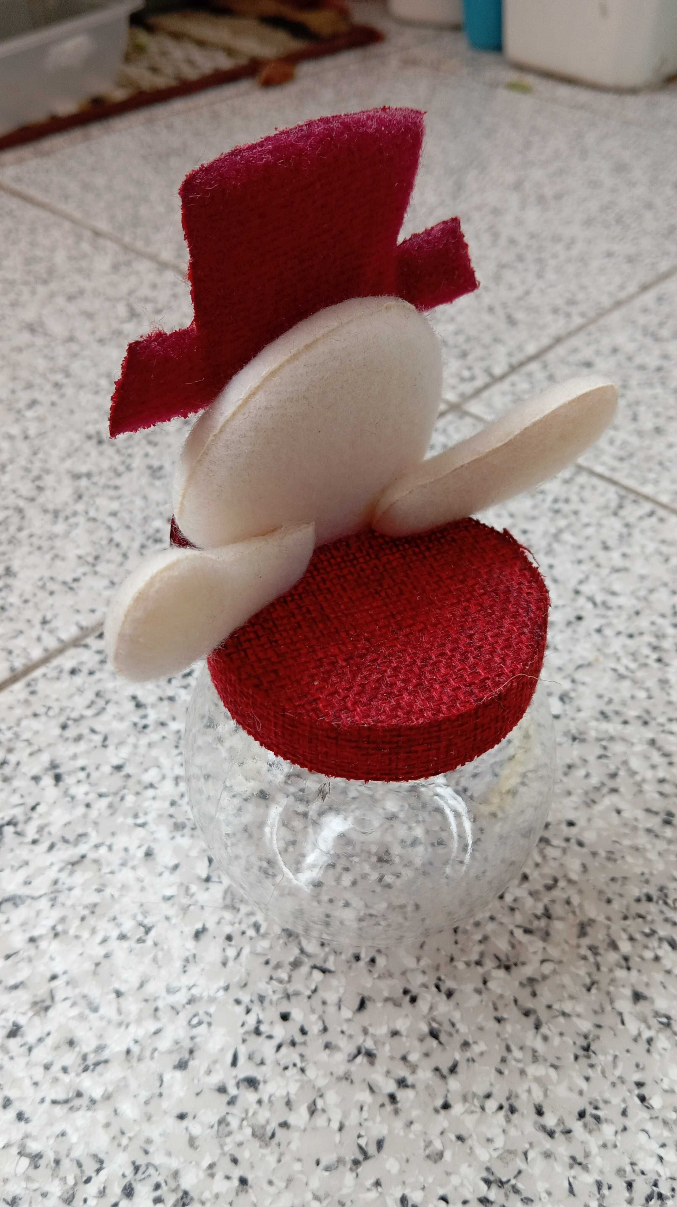 Frasco Boneco de Neve