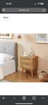 Nowy stolik nocny boho rattan