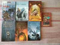 Livros de fantasia e ficção (vários)