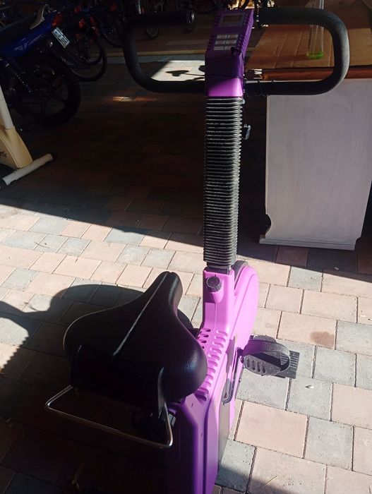 Rower Stacjonarny fioletowy Bremshey sport