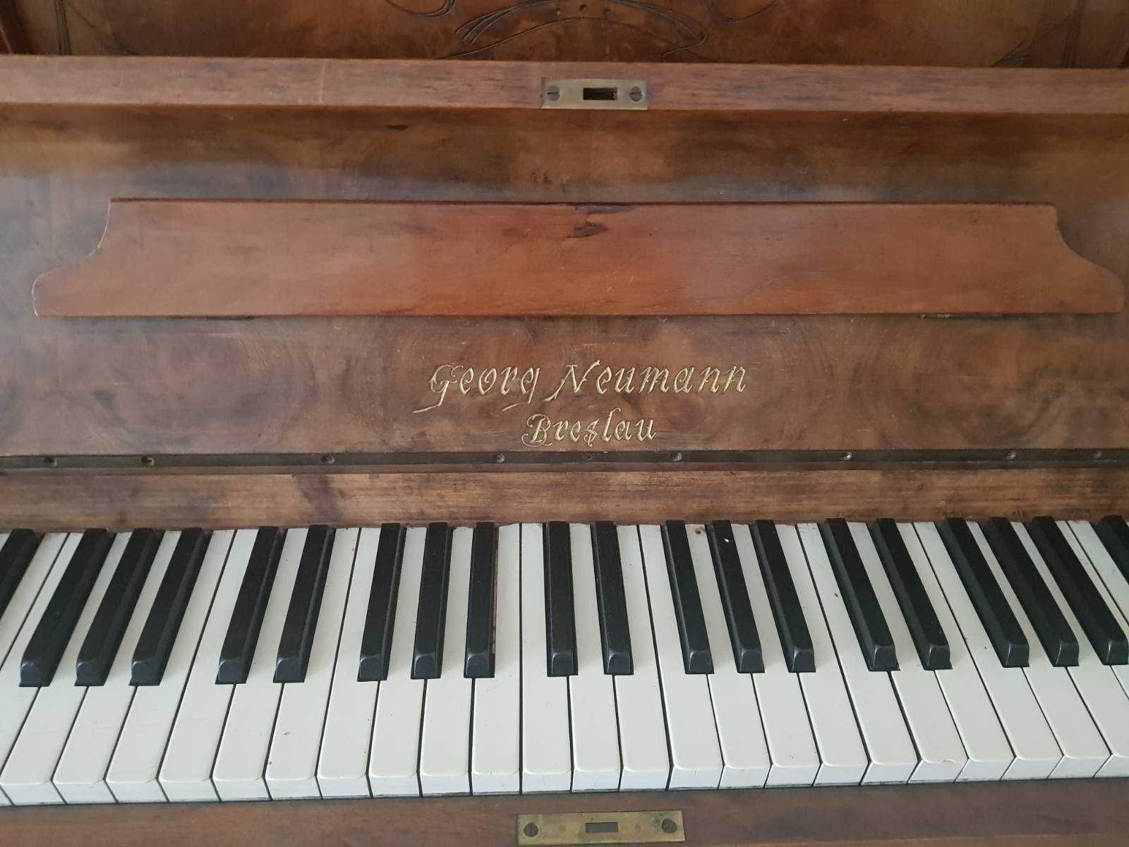 Pianino Georg Neumann Breslau, antyk