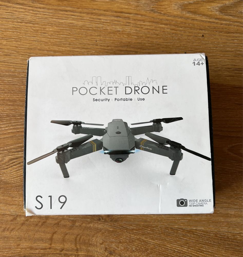 Pocket Drone S19 720P WIFI HD cam CF 2.4GHz