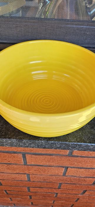 Misa ceramiczna żółta