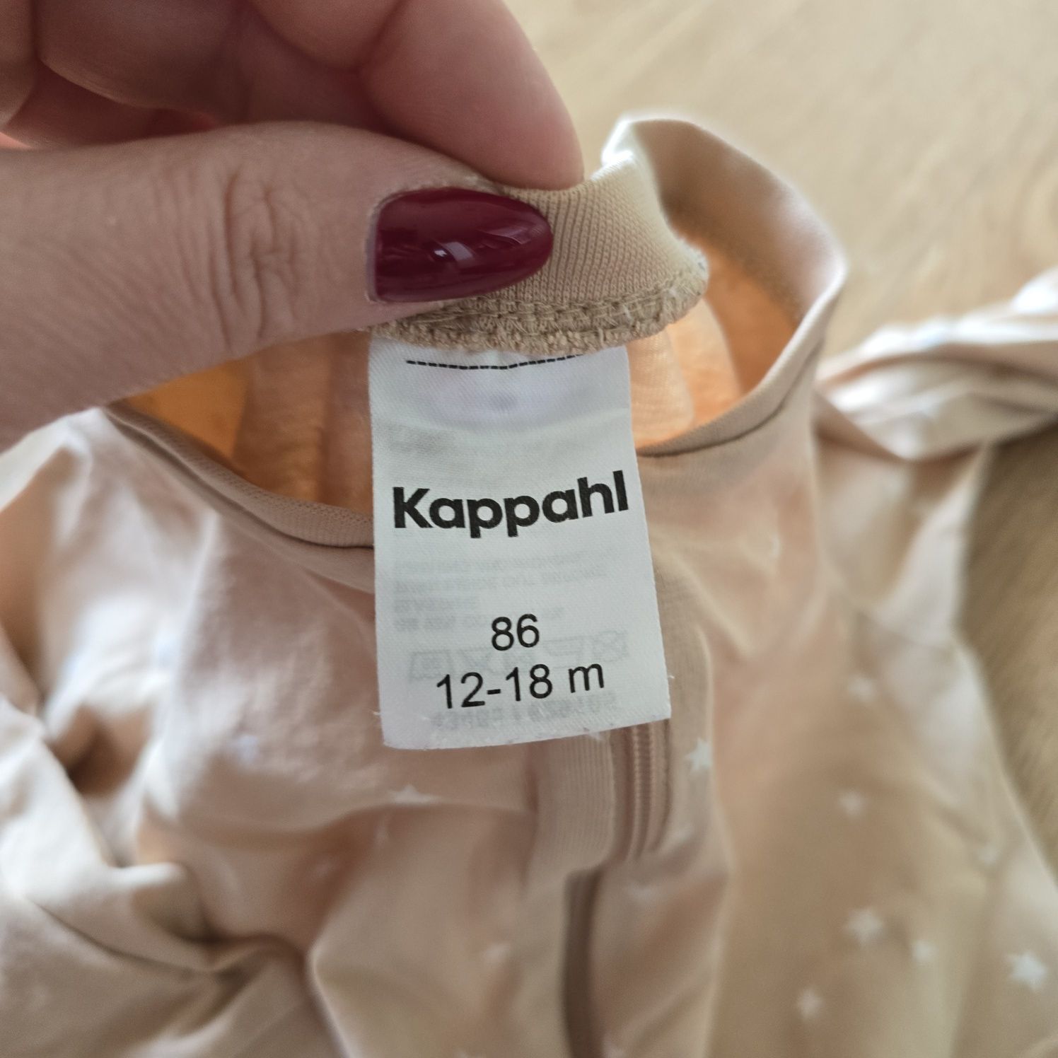 Piżama pajacyk kombinezon kappalah Name it 86 bawełna lindex Zara newb