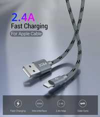 Кабель швидкої зарядки USB PZOZ для iphone 14 13 12 11 pro max 2м