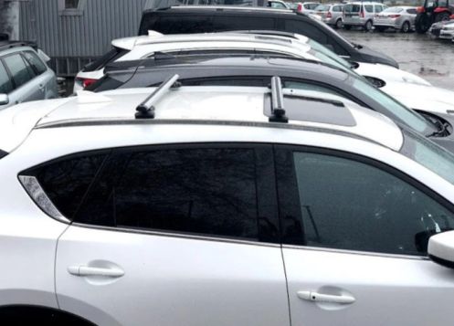 Аэродинамический багажник R4 на интегрированными рейлинги Mazda CX5