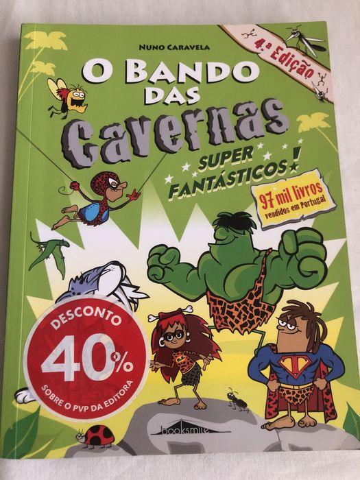 Livro- dos super fantásticos bando das cavernas!!