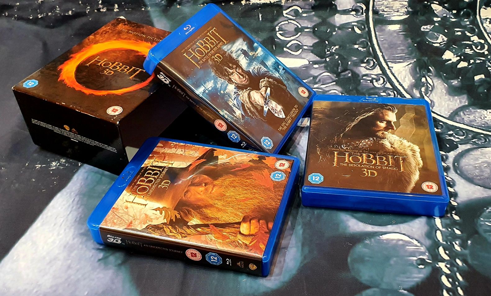 Хобит, hobbit blu ray 3D, 12 disc.