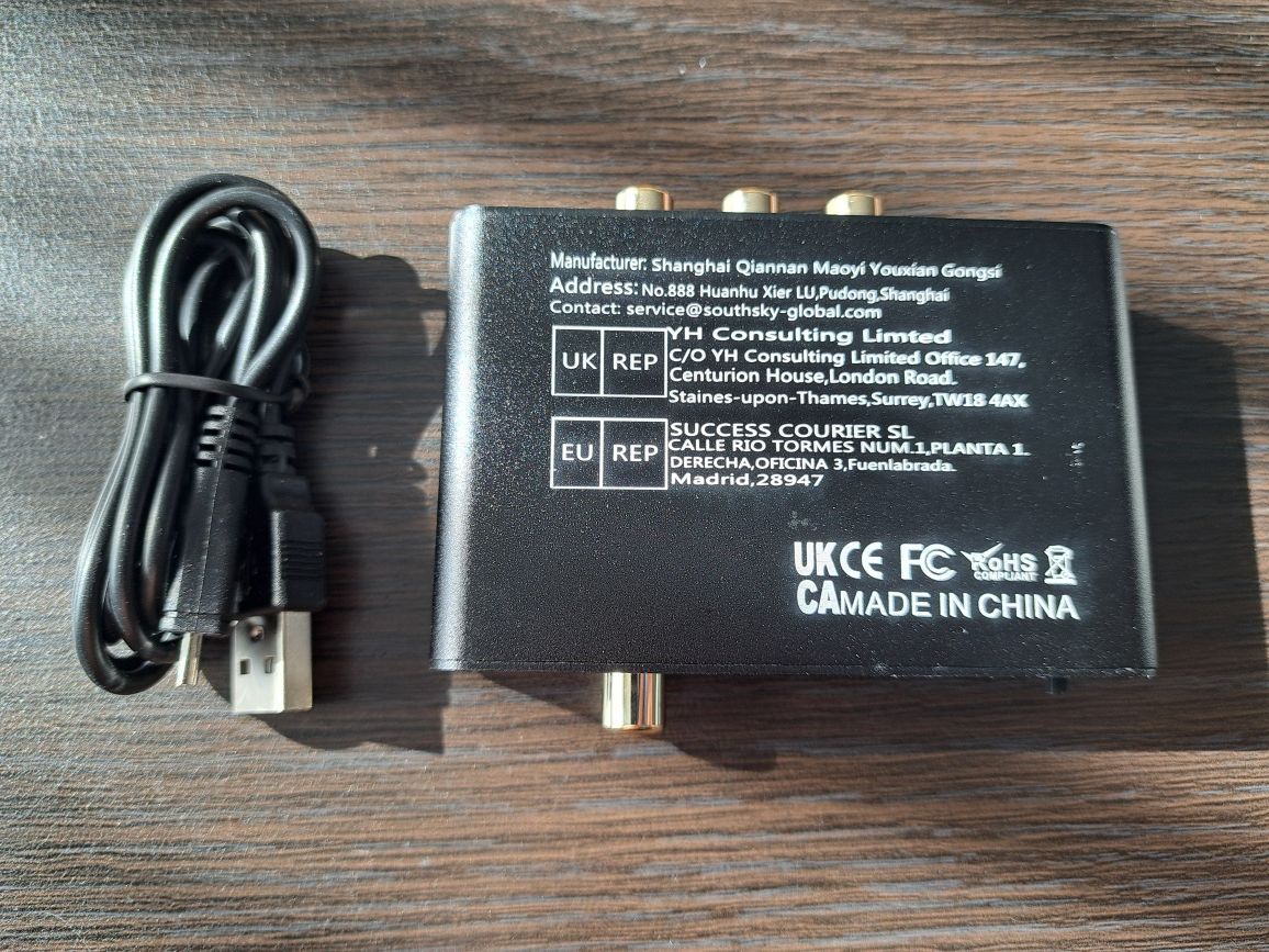 Przetwornik cyfrowo-analogowy Konwenter audio HDMI