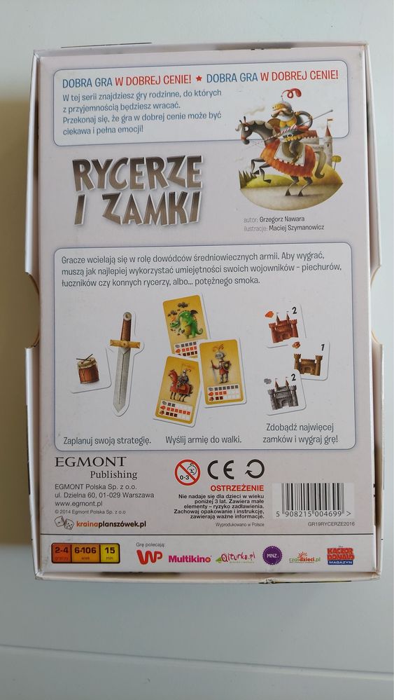 Gra Rycerze i Zamki Egmont