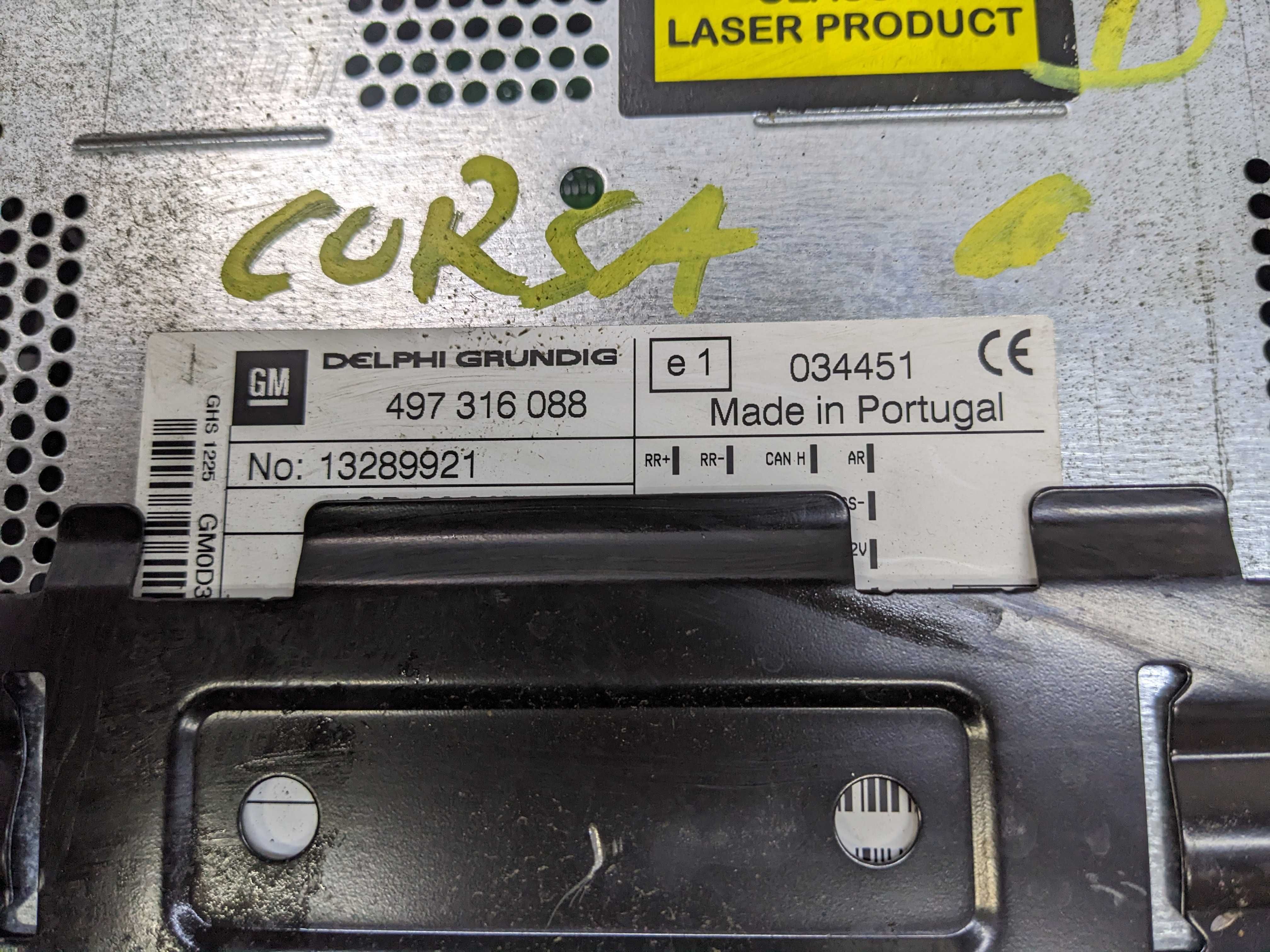 Opel Corsa D Radio Oryginalne CD30 MP3