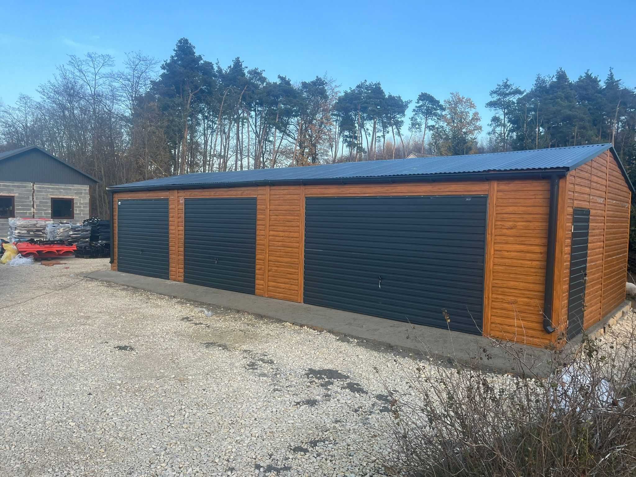 Garaż blaszany 6x5 Blaszak Hala Wiata Garaże blaszane 7x5 6x8 4x6 Raty