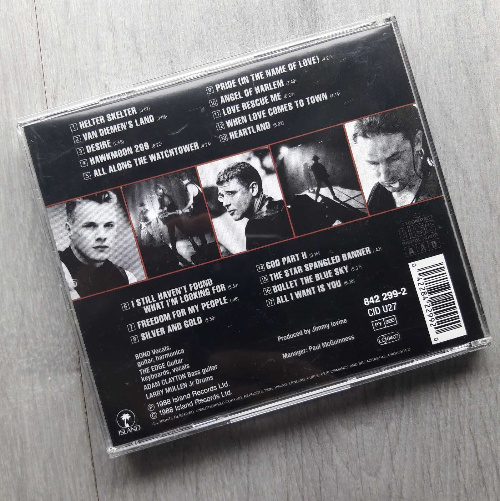 U2 CD Rattle and Hum